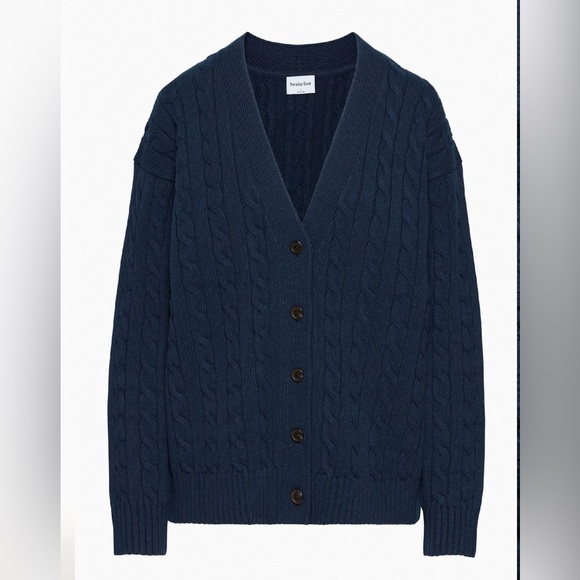 Aritzia Sunday Best Cable Knit Cardigan - Picture 1 of 9